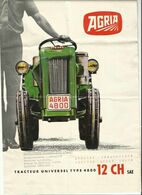 Publicite Tracteur Universel Tyoe 4800 12 Cv  SAE - Tracteurs
