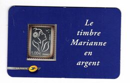 Le Timbre Marianne En Argent - Collectors