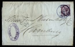 A6735) UK Streifband Wrapper V. London 22.02.93 N. Hamburg M. Perfin HUTH - Lettres & Documents