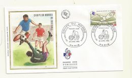 COUPE  DU  MONDE DE FOOTBALL  50 ème ANNIVERSAIRE   FDC  FRANCE  04/1982. - Altri & Non Classificati