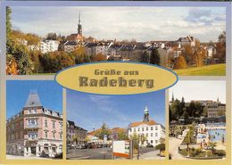 CP GRÜSSE Aus RADEBERG " Stadtbad , Elefanten-apotheke , Marktplatzmit Rathaus,..." - Radeberg