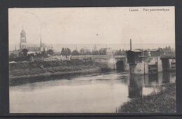 LIER-VUE PANORAMIQUE-BRUG OVER DE NETE-GEANIMEERD-VERSTUURDE KAART-1911-UITGAVE VERMEIREN&VN-ZIE DE 2 SCANS-RARE! ! - Lier