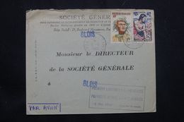 POLYNÉSIE - Enveloppe Commerciale Par 1ère Liaison T.A.I. Polynésie / France Via Los Angeles En 1960  - L 64870 - Lettres & Documents