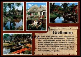 ÄLTERE POSTKARTE GIETHOORN CHRONIK Chronikkarte Chronique Chronicle Storycard Ansichtskarte Cpa Postcard - Giethoorn