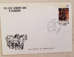 POLOGNE Chevaux, Cheval, Hippisme, Horse, Caballo, Hippisme, ATTELAGES, FDC  Enveloppe 1er Jour  1979 - Horses