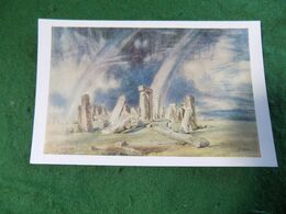 VINTAGE UK ENGLAND WILTSHIRE: STONEHENGE Art John Constable V&A - Stonehenge