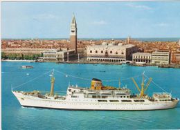 Cartoline Navi-adriatica Società Di Nav.venezia -san Marco San Giorgio - Ferries