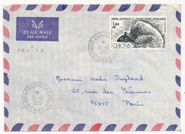 TAAF - Env. Affr 1,00 Chionis - Dumont D'Urville T Adélie 15/12/1982 - Storia Postale