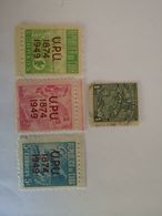 1949-243 CUBA REPUBLICA MNH 1949 Ed.436-38 UPU PROPAGANDA DEL TABACO TOBACCO + RARE Obt1 CENTAVO CORREOS MAP CUBA - Ungebraucht