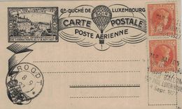 Ballonpost 1927 - Roodt - Poste Aerienne - 1926-39 Charlotte De Profil à Droite