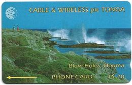 Tonga - Blow-Wholes, Houma, 1CTGC, 1994, 5.000ex, Used - Tonga