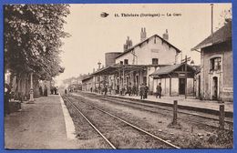 CPA 24 THIVIERS (Dordogne) - La Gare - Other & Unclassified
