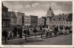 ! Alte Ansichtskarte Aus Kreuzburg In Oberschlesien, Tankstelle - Polen