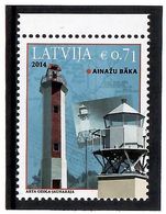 Latvia 2014 . Ainazi Lighthouse. 1v: 0.71.  Michel # 920 - Lettland