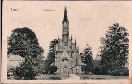 ! Alte Ansichtskarte Sagan, Kreuzkirche, Polen, Feldpost - Pologne