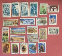 KYRGYZSTAN LOT OF USED STAMPS - ПАЙДАЛАНГАН СТАМПТАРДЫН КОП - Kirghizistan