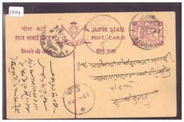 INDES - JAIPUR -  ENTIER POSTAL - GANZSACHE - Jaipur