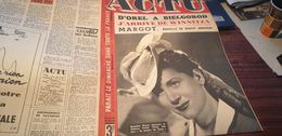 ACTU 43 / BRUNOY/RADIO MONTE CARLO/LANFRY/ANNE CHAPELLE/GUEULES CASSEES /CHARNIER UKRAINE /LUGUET/CAILLOL/VALLI ALIDA - 1900 - 1949