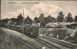 ! Ansichtskarte Chambley Vereinslazarettzug, Eisenbahn, Rotes Kreuz, Croix Rouge, Red Cross - Trains