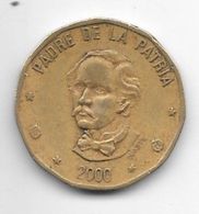 *dominican Republic 1  Peso 2000  Km 80.2 - Dominicaine