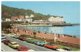 LLANDUDNO : PROMENADE AND GRAND HOTEL - Caernarvonshire