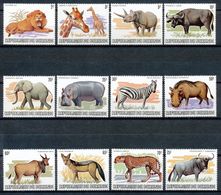 Burundi - 879/890 - 589/600 - WWF Animaux - 1982 - MNH - Ungebraucht