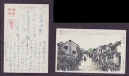 JAPAN WWII Military The Rain Scene Of Gusu Picture Postcard North China WW2 MANCHURIA CHINE MANDCHOUKOUO JAPON GIAPPONE - 1941-45 Cina Del Nord