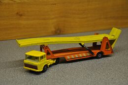 DAF Car Transporter Matchbox By Lesney Super Kings 1970 - Camiones, Buses Y Construcción