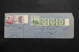 EGYPTE - Bulletin D'Expédition De Colis Postal En 1956 - L 64887 - Cartas