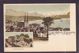 CPA Suisse Helvétia Schweiz Svizzera Non Circulé Litho Gruss Luzern - Lucerne