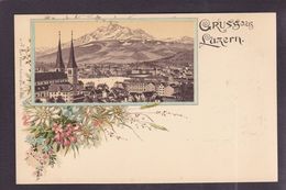 CPA Suisse Helvétia Schweiz Svizzera Non Circulé Litho Gruss Luzern - Lucerne