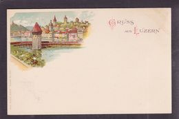 CPA Suisse Helvétia Schweiz Svizzera Non Circulé Litho Gruss Luzern - Lucerne