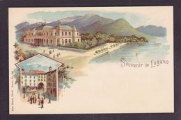 CPA Suisse Helvétia Schweiz Svizzera Non Circulé Litho Gruss Tessin Lugano - Lugano