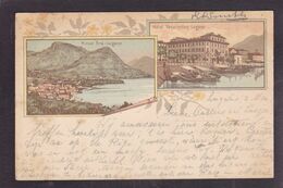 CPA Suisse Helvétia Schweiz Svizzera Circulé Litho Gruss Tessin Lugano - Lugano