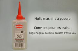 Wenco - HUILE Machine à Coudre MECANIQUE TRAIN Engrenages Paliers Pointes D'essieux 50ml Neuf - Sonstige & Ohne Zuordnung