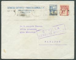 Enveloppe De SEVILLA Le 8 Juillet 1937 + Griffe SEVILLA CENSURA MILITAR Vers Pasajes - TB - 15889 - Marcas De Censura Nacional