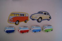 LOT MAGNET VOLSKWAGEN COMBI COX COCCINELLE VW - Trasporti