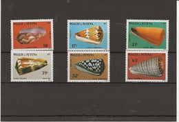 WALLIS ET FUTUNA -COQUILLAGES - SERIE N° 306 A 311 -ANNEE 1983 - Unused Stamps
