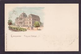 CPA Suisse Helvétia Schweiz Svizzera Non Circulé Litho Gruss Canton De Vaud Lausanne - Lausanne