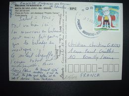 CP Pour La FRANCE TP NATAL PERE NOEL RS 0,84 OBL.17 AGO 1999 PORTO SEGURO - Covers & Documents