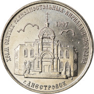 Monnaie, Transnistrie, Rouble, 2016, Cyril, Eglise Méthodiste, SPL - Moldavië