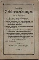 Livret De Chants Religieux Pour Militaire 1902 - Allemand