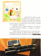 Delcampe - PUB BRIQUET STYLO Et STYLO PLUMES " WATERMAN  "  1980 ( 30 ) - Stylos