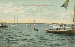 Voile Yachting . Voilier . Sailing Boat. Watching The Race . Great South Bay . Lonf Island New York - Sailing