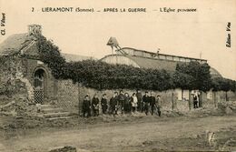 Liéramont * Un Coin Du Village Et L'église Provisoire - Autres & Non Classés