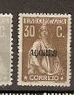 Portugal * & Mainland Stamps With Azores Overload,  30 C Tipo CERES 1918-1921 (182) - Azores