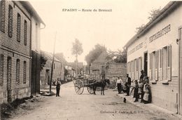 épagny * Route De Breteuil * Café Restaurateur Bourgeois BOULFROY - Autres & Non Classés