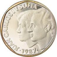 Monnaie, Espagne, Juan Carlos I, 500 Pesetas, 1987, Madrid, Proof, FDC, Argent - 500 Pesetas