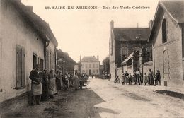 Sains En Amiénois * Rue Des Verts Cerisiers - Autres & Non Classés