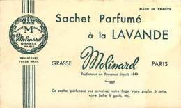 210720 - Carte Parfumée - Sachet Parfumé à La Lavande 06 GRASSE MOLINARD Provence Alpes Maritimes - Anciennes (jusque 1960)